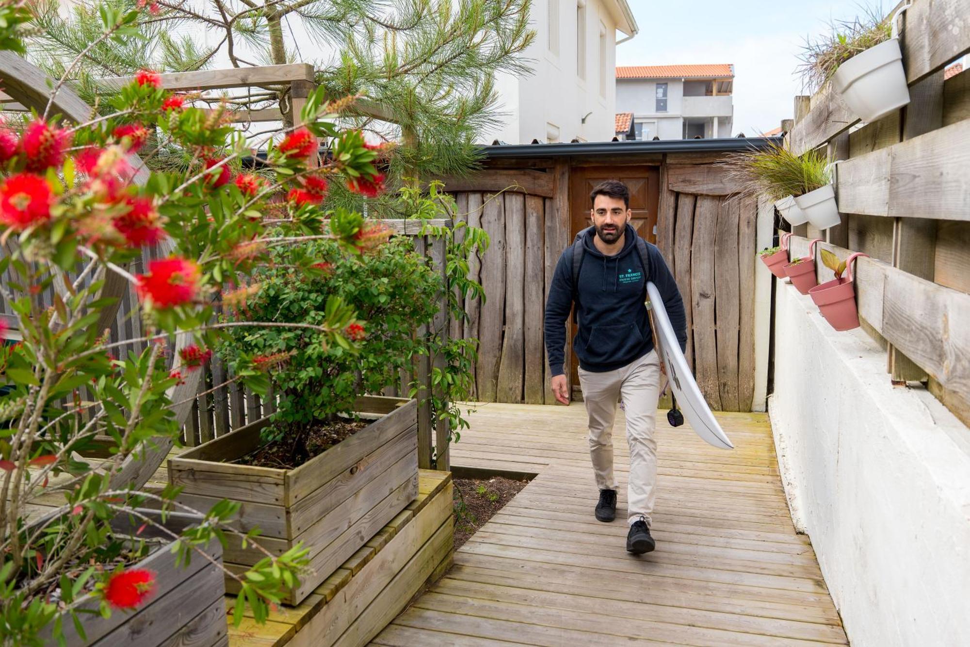 Ted Surf House Bed and Breakfast Capbreton Exteriör bild
