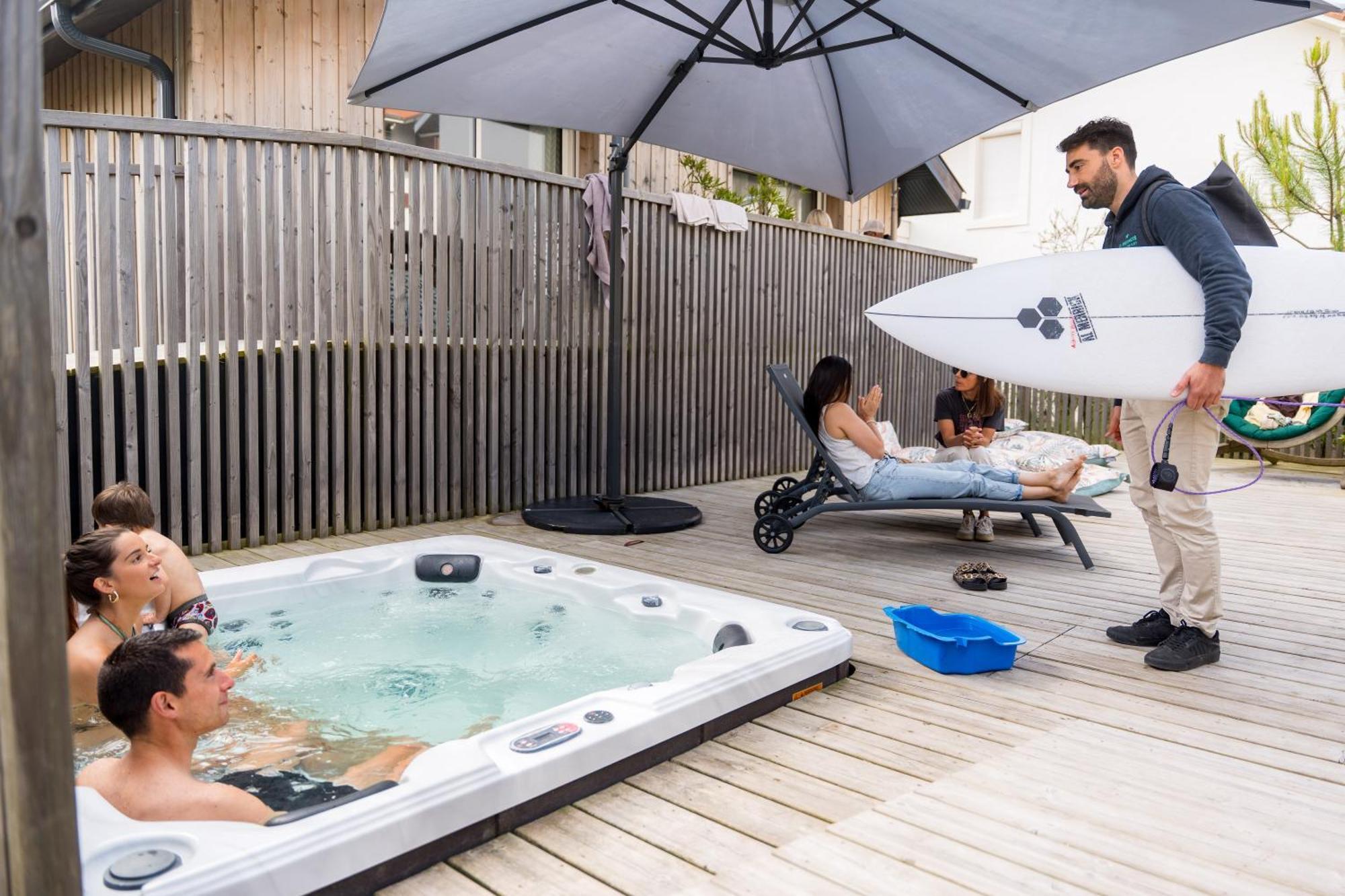 Ted Surf House Bed and Breakfast Capbreton Exteriör bild