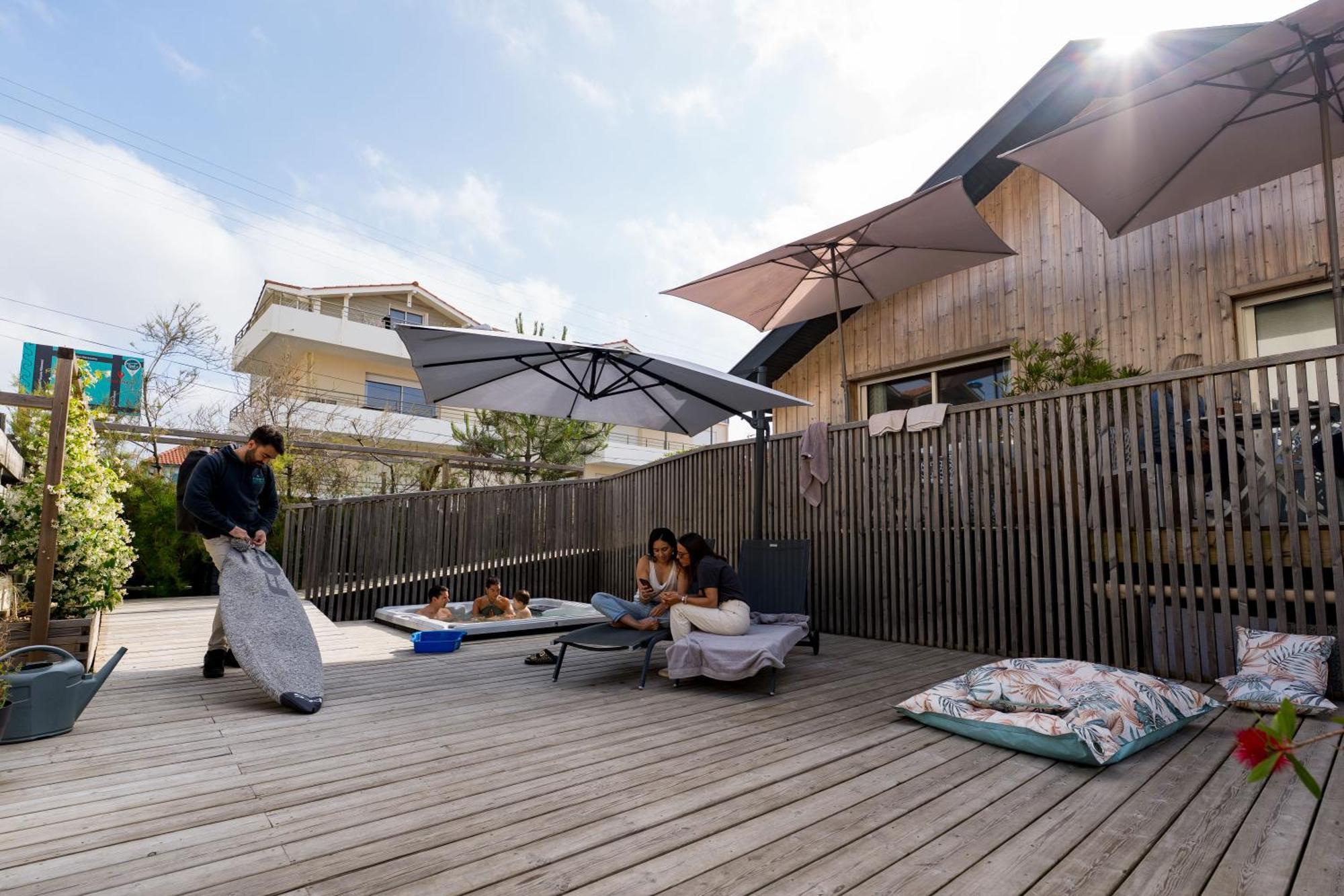 Ted Surf House Bed and Breakfast Capbreton Exteriör bild
